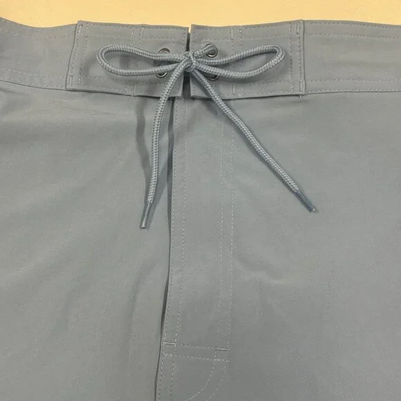 Caribbean Big & Tall 2XB Cargo Swim Trunks Mens Lined Indigo Blue Shorts 9" - Picture 6 of 8